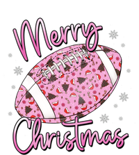 Merry Christmas American Football Santa Hat Xmas Family Meaningful Gift T-Shirt