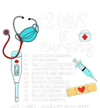 12 Days Of Nursing Funny Nurse Christmas Cute Xmas Long Sleeve Pajama Set