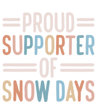 Proud Supporter Of Snow Days Supporter Meaningful Gift Pom Pom 12in Knit Beanie