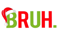 Bruh Funny Christmas Plaid Teen Xmas Pajamas T-Shirt