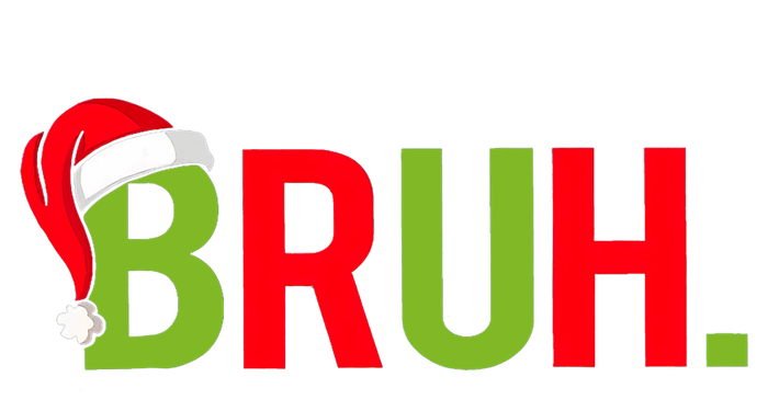 Bruh Funny Christmas Plaid Teen Xmas Pajamas T-Shirt