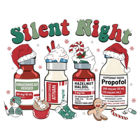 Retro Propofol Silent Night Icu Nurses Funny Merry Christmas Gift Doggie Tank