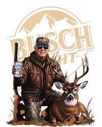 Retro Trump Hunting Deer Funny Beer Drinking Beer Hunting Women's Flannel Pajama Set