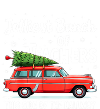 Funny Jolliest Bunch Of Teachers This Side Of The Hallway Christmas Gift V-Neck T-Shirt