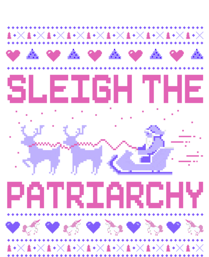 Sleigh The Patriarchy Feminist Feminism Meme Ugly Christmas Gift T-Shirt