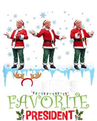 SantaS Favorite President Santa Trump Dance Funny Christmas T-Shirt