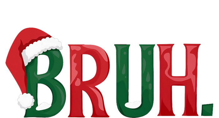 Funny Saying Bruh Meme Matching Teens Christmas Women's Flannel Pajama Set