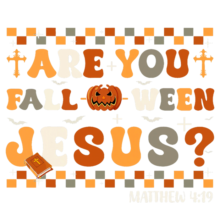 Autumn Are You Falloween Jesus Christian Halloween Pumpkin Ladies Essential Flowy Tank