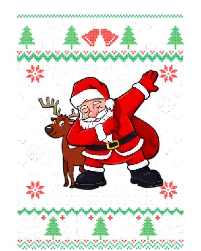 Reindeer Dabbing Santa Ugly Christmas T-Shirt