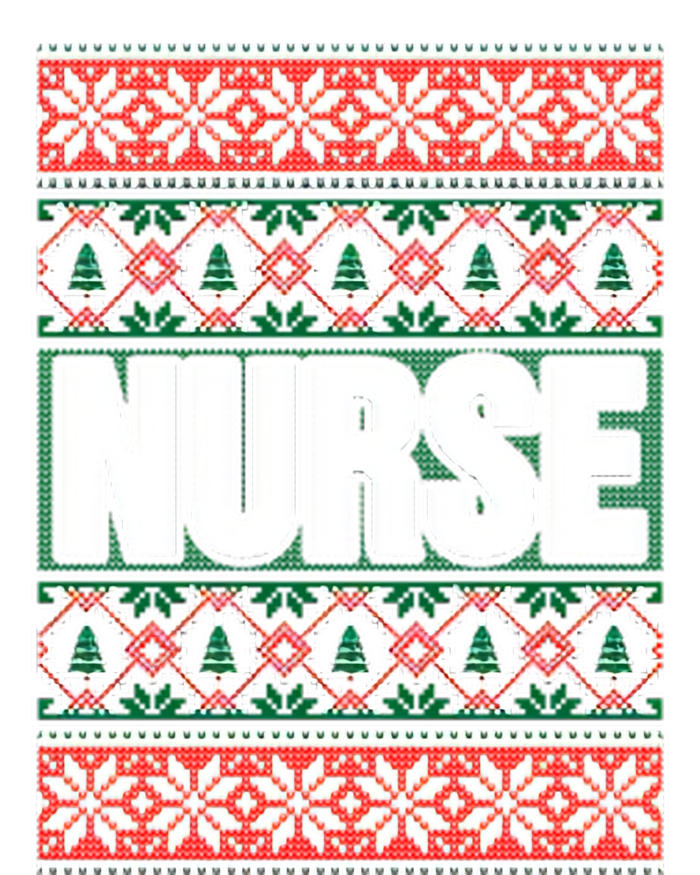 Nurse Ugly Christmas Sweater Cooling Performance Crew T-Shirt