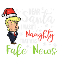 Christmas Trump Dear Santa Fake News Funny Xmas Kids Tie-Dye T-Shirt