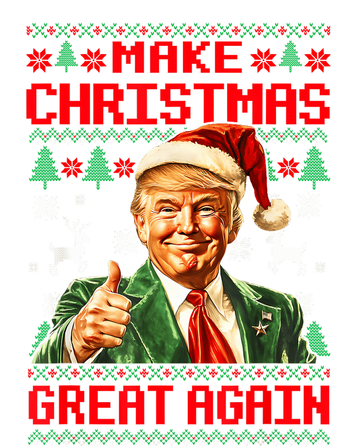 Make Christmas Great Again Pajamas Xmas Trump Santa Ugly Pajama Set