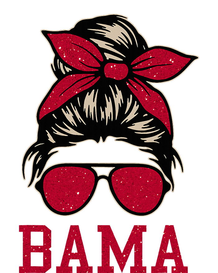 Bama Women Girl Mom Messy Bun Hair. Urban Pullover Hoodie