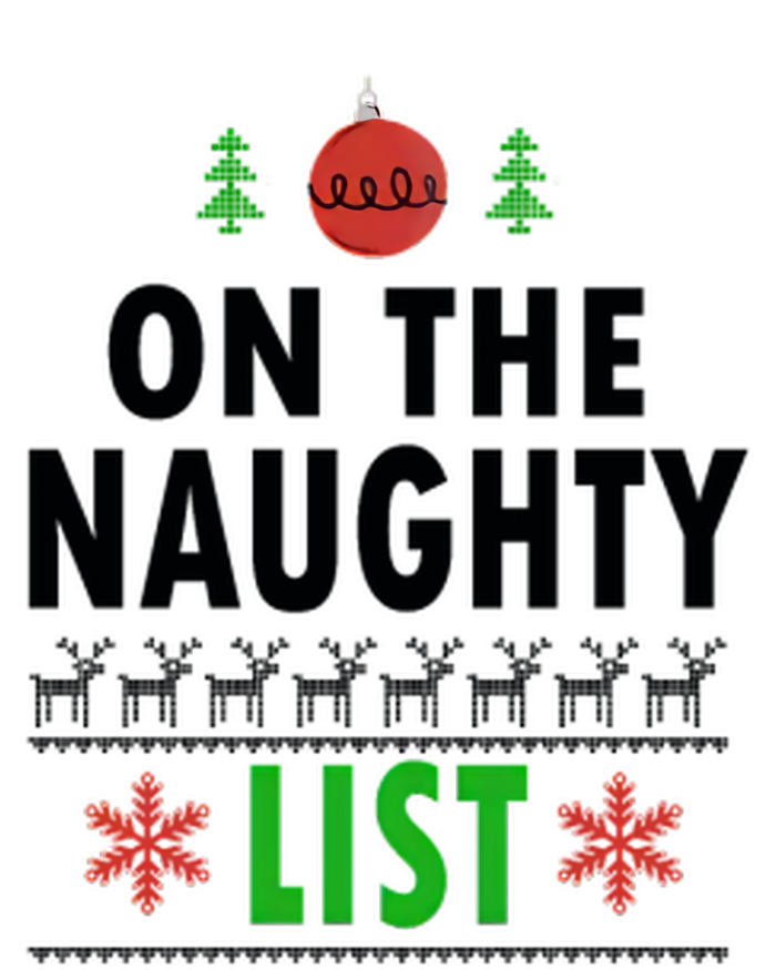 Naughty List Gift Santa Ugly Christmas Pajama Set