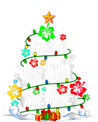 Mele Kalikimaka Tropical Christmas Hawaiian Santa Xmas Tree Tall Sweatshirt