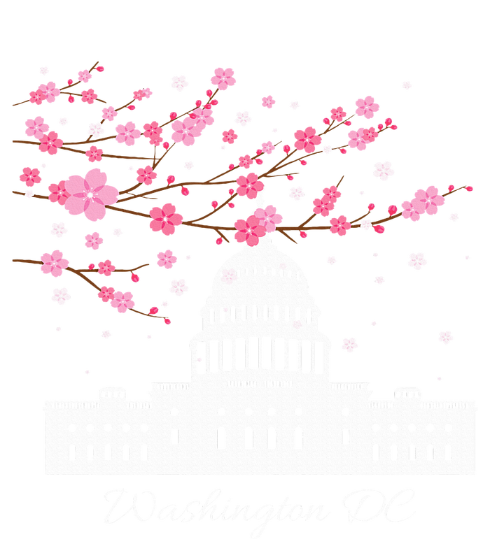 Washington Dc Capitol Building Cherry Blossoms T-Shirt