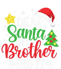 Dear Santa My Brother Did It Xmas Family Ns 7-Panel Snapback Hat