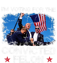 IM Voting Convicted Felon 2024 Trump 2024 Convicted Felon Flat Bill Trucker Hat