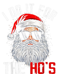 I Do It For The Hos Funny Inappropriate Christmas Santa Face Tall Hoodie