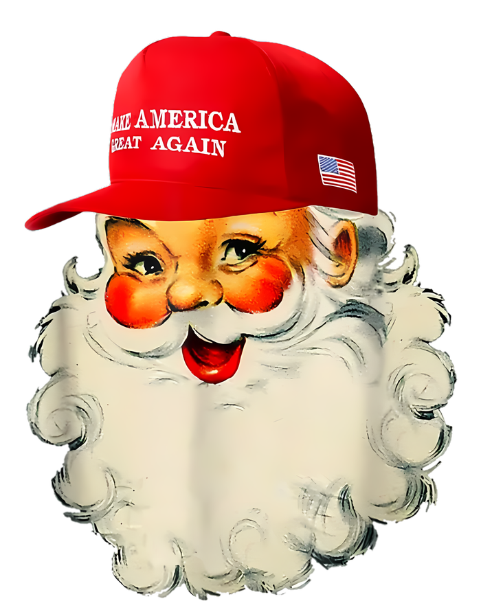 Retro Make Christmas Great Again Trump Christmas Maga Santa City Backpack