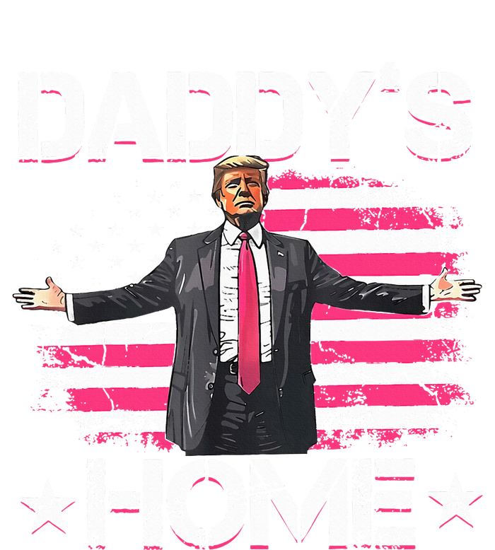 American Flag DaddyS Home Trump 2024 Patriotic Metallic Star Ornament