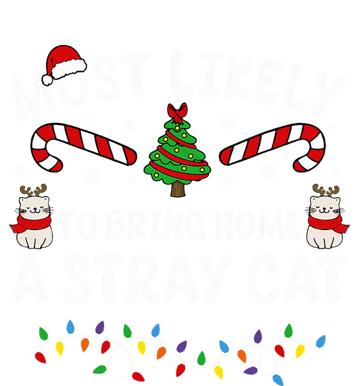 Most Likely To Bring Home A Stray Cat Matching Christmas Mesh Reversible Basketball Jersey Tank