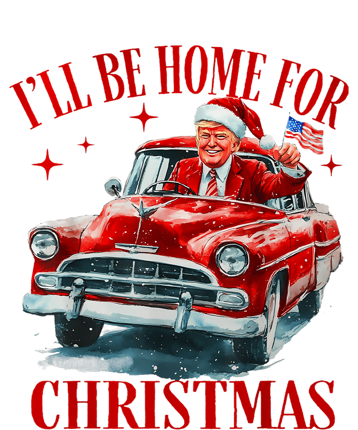 Trump ILl Be Home For Christmas Funny Xmas Long Sleeve Pajama Set