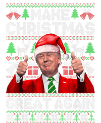 Make Christmas Great Again Funny Trump Xmas Snow Pajama Ugly Tall Hoodie