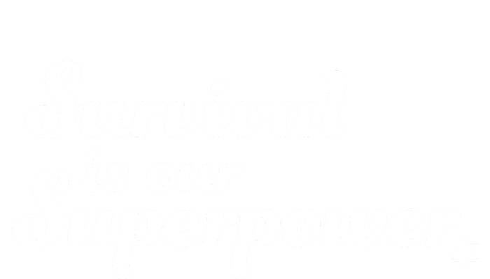 Eitan Chitayat Wearing Survival Is Our Superpower T-Shirt