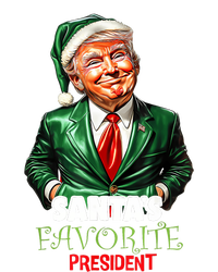 SantaS Favorite President Funny Trump Christmas Xmas Pajama Ladies Long Sleeve Shirt