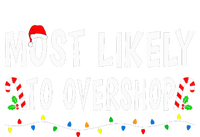 Most Likely To Overshop Shopping Christmas Family Xmas Funny Drawstring Bag