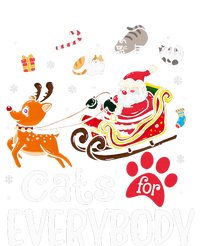 Cats For Everybody Christmas Cat Funny Xmas Women Santa Valucap Bio-Washed Visor