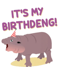 Funny Moo Deng Baby Hippo Cute ItS My Birthday Birthdeng Infant Fleece One Piece