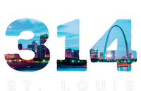 314 Stl Pride St. Louis Area Code T-Shirt