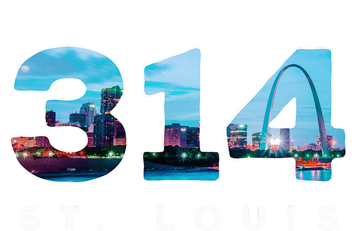 314 Stl Pride St. Louis Area Code T-Shirt