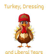 Donald Trump Won Thanksgiving Turkey Dressing Liberal Tears Women's Crop Top Tee