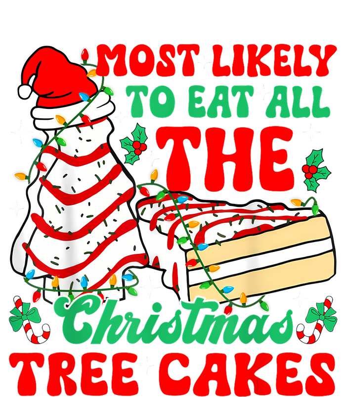 Retro Most Likely To Eat All The Christmas Tree Cakes Debbie Impact Tech Backpack