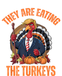 TheyRe Eating The Turkey Funny Trump Thanksgiving Humor Wool Snapback Cap