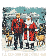 ILl Be Home For Christmas Funny Trump Xmas Santa Graphic Cooling Performance Long Sleeve Crew