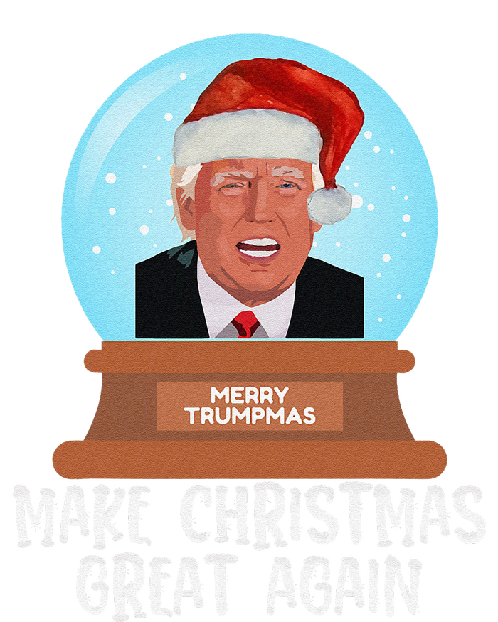 Merry Trumpmas Make Christmas Great Again Trump Snow Globe Hoodie