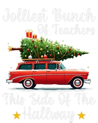 Xmas Jolliest Bunch Of Teachers This Side Of The Hallway Yupoong Adult 5-Panel Trucker Hat