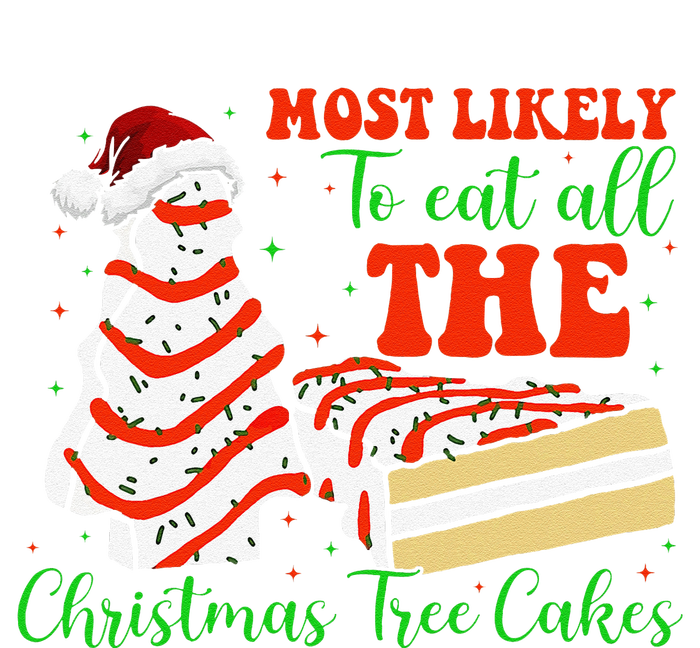 Retro Most Likely To Eat All The Christmas Tree Cakes Debbie T-Shirt