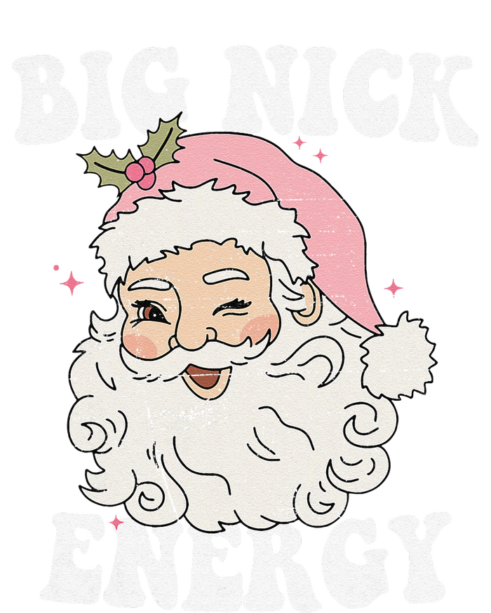 Big Nick Energy Santa Funny Xmas Retro Christmas Hoodie