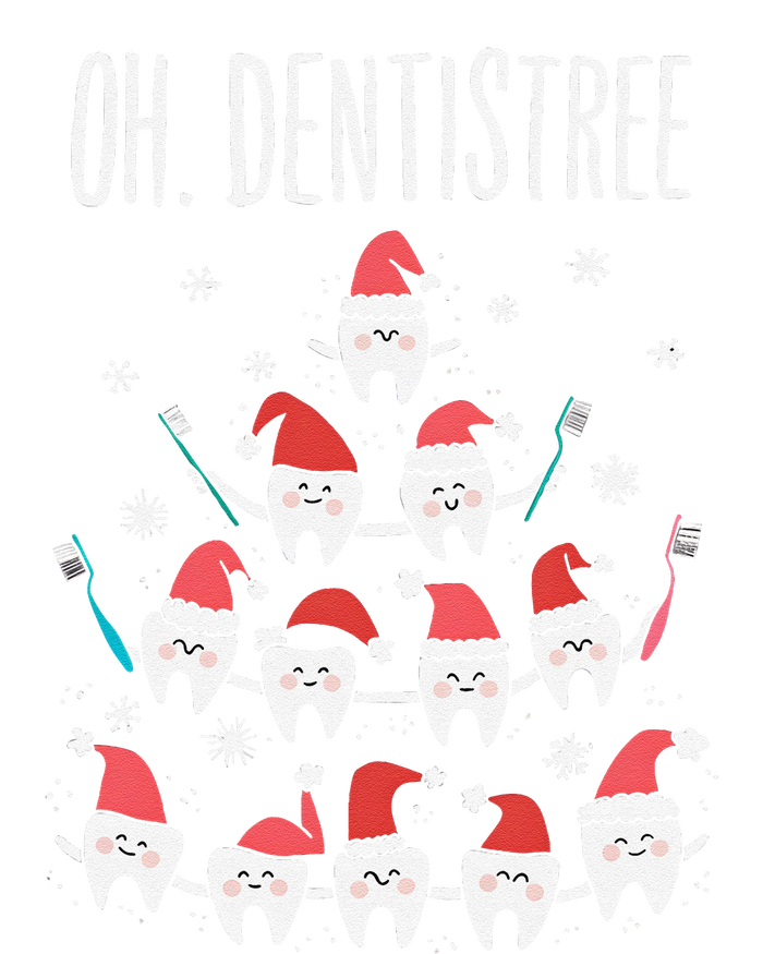 Oh Dentistree Funny Dental Christmas Tooth Hygienist Dentist T-Shirt