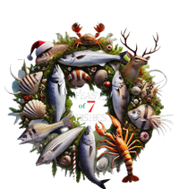 Feast Of 7 Fish Christmas Wreath With Buck Yupoong Adult 5-Panel Trucker Hat