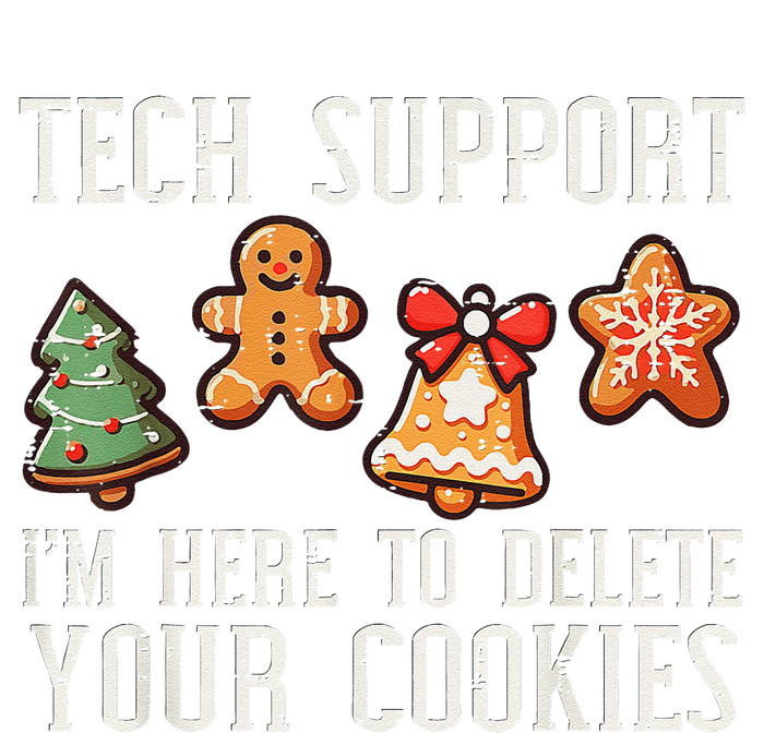 Funny Christmas Tech Support Here To Delete Cookies Hoodie