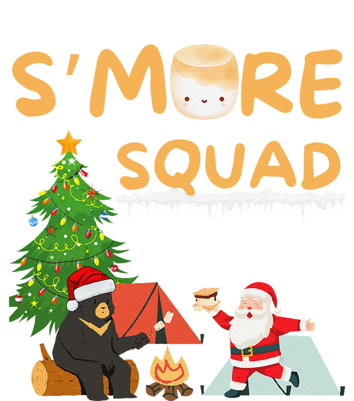 SMore Squad Funny Smore Camping Team Christmas Camping Vibe T-Shirt