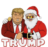 Trump With Santa Claus Funny Trump Christmas T-Shirt