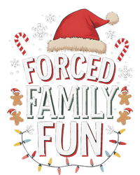 Forced Family Fun Funny Sarcastic Christmas Light Softstyle Adult Sport Polo