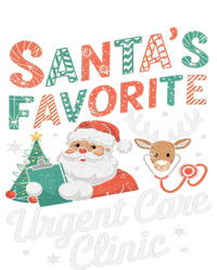 SantaS Favorite Urgent Care Clinic Christmas Softstyle Adult Sport Polo